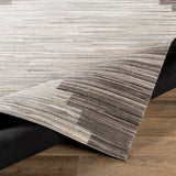 surya rug co zander znd 1007 silver gray rug