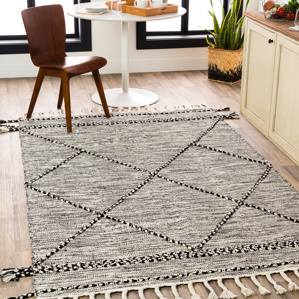 surya zanafi znf 2300 black rug