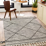 surya zanafi znf 2300 black rug