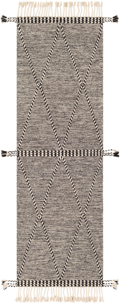 surya zanafi znf 2301 black rug