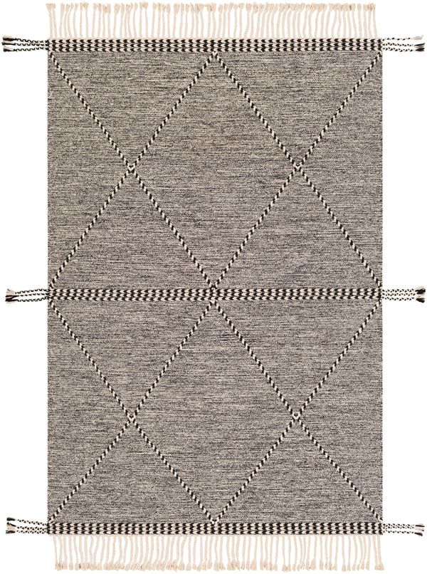 surya zanafi znf 2301 black rug