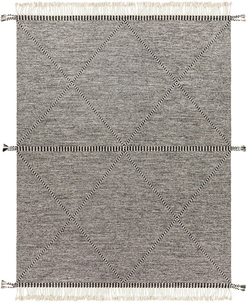 surya zanafi znf 2301 black rug