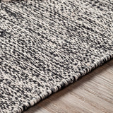 surya zanafi znf 2301 black rug