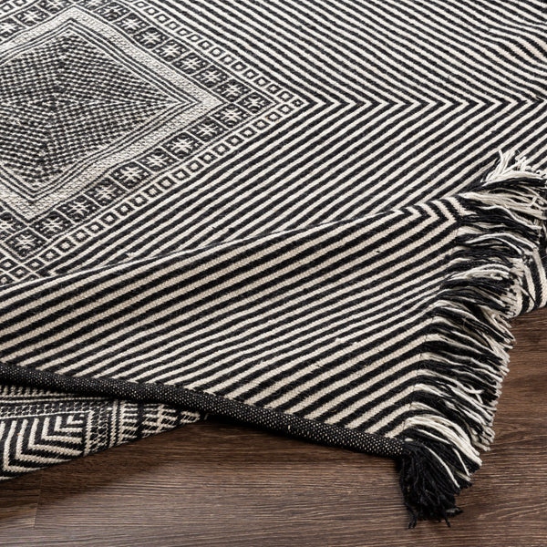 Surya Rug Co. Zanafi Black Rug | Rugs Done Right | Flatwoven Rugs