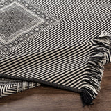 Surya Rug Co. Zanafi Black Rug | Rugs Done Right | Flatwoven Rugs