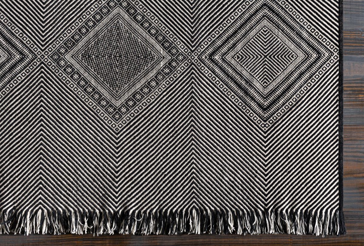 Surya Rug Co. Zanafi Black Rug | Rugs Done Right | Indian Rugs 