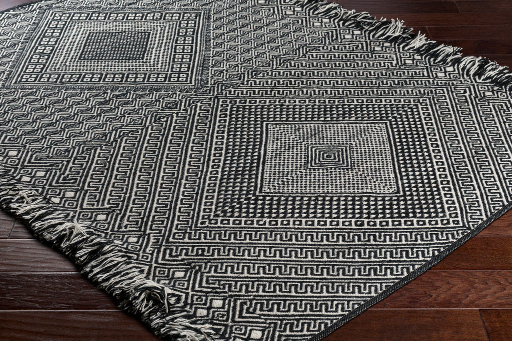 surya rug co zanafi znf 2303 black rug