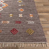 surya rug co zanafi znf 2304 dark brown rug