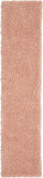 nourison malibu shag msg01 blush rug