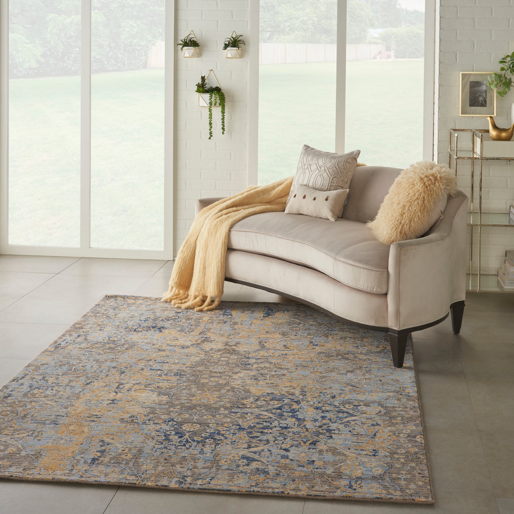 nourison majestic mst01 beige blue rug