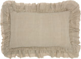 nourison sofia ge901 natural pillow