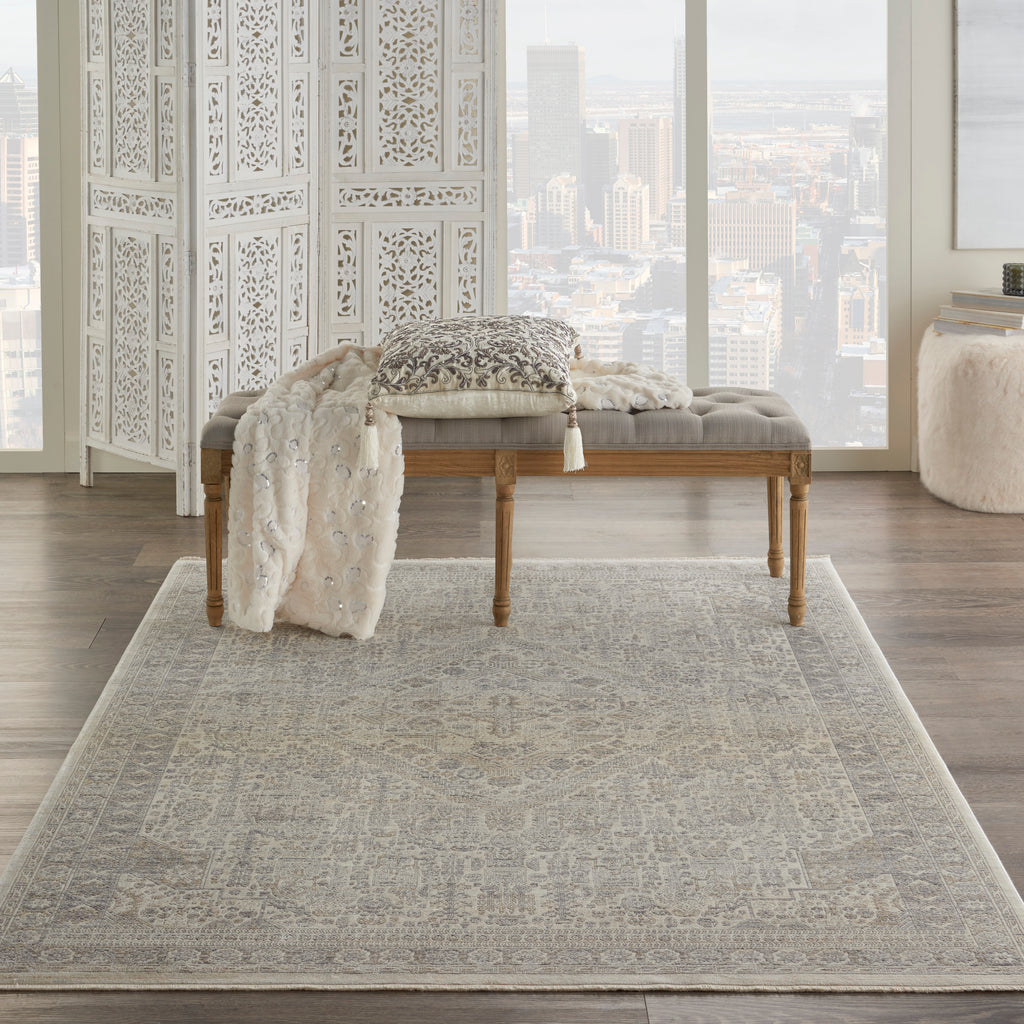 nourison lustrous weave luw02 ivory beige rug