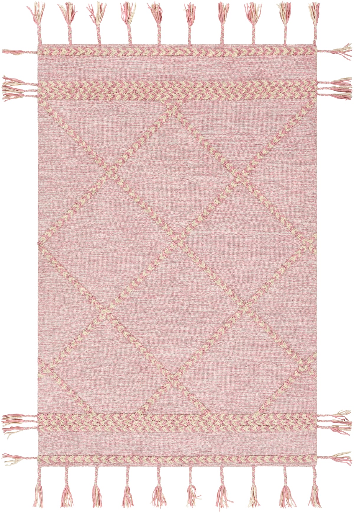 surya zanafi tassels zts 2310 pink rug