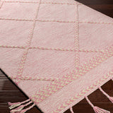 surya zanafi tassels zts 2310 pink rug