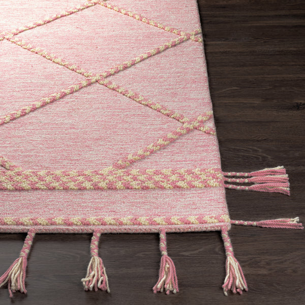 surya zanafi tassels zts 2310 pink rug