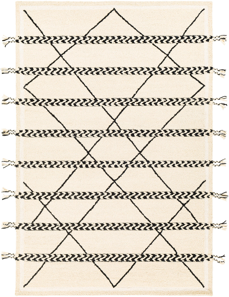 surya zanafi tassels zts 2311 cream rug