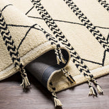surya zanafi tassels zts 2311 cream rug
