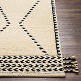surya zanafi tassels zts 2312 cream rug