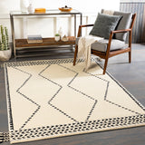 surya zanafi tassels zts 2312 cream rug