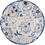 nourison aloha alh17 blue grey rug