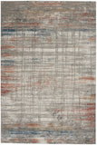 nourison rustic textures rus12 grey multi rug