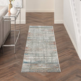 nourison rustic textures rus12 grey multi rug