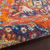 nourison allur alr02 orange multicolor rug