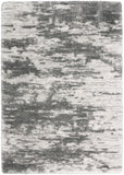 nourison dreamy shag drs02 charcoal ivory rug