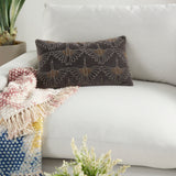 nourison sofia az534 dark grey pillow